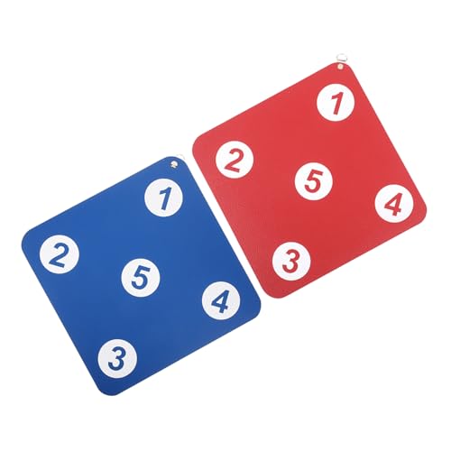 Cible entraînement escrime double face robuste équipement suspendre mur lot de bleu