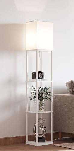 Amazon.co.jp : Figoday フロアライト LED フロアランプ ラック付き