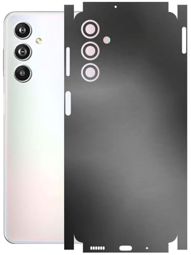 Image of AtOdds - Full Body Back Screen Guard Protector Film - Lamination Wrap Skin Sticker Compatible with Samsung Galaxy F54 (5G) | Scratchproof Matte Finish (Metallic Grey)