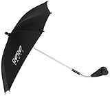 GO-GO BABYZ OUTDOOR CLIP-ON SPORTS UMBRELLA, For Strollers Wagons & Folding Chairs, black