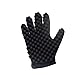 XEDUO 2PC Curl Hair Sponge Gloves for Barbers Wave Twist Brush Gloves Styling Tool For Curly Hair Styling Care Dreads Afro Deva Locs Twist Dreadlocks Coil (Black)