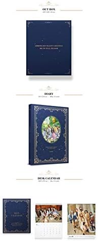 GFRIEND 2019 SEASON'S GREETINGS 200p Diary+26p Desk Calendar+Poster+12min Special Clip DVD+7p Post Card Set +2p Sticker Set+3ea Pencil Set+1p Paper Perfume+Tracking Number K-POP SEALED