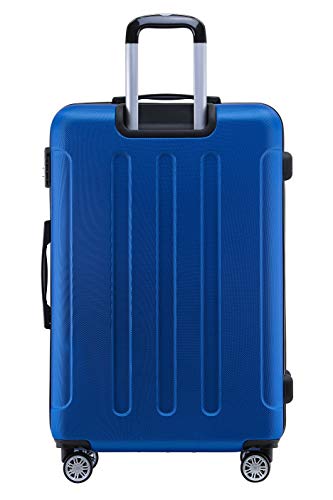 BEIBYE BEIBYE Hartschalen-Koffer Trolley Rollkoffer Reisekoffer Handgepäck 4 Rollen (M-L-XL-Set) (Blau, XL) BEIBYE BEIBYE Hartschalen-Koffer Trolley Rollkoffer Reisekoffer Handgepäck 4 Rollen (M-L-XL-Set) (Blau, XL)