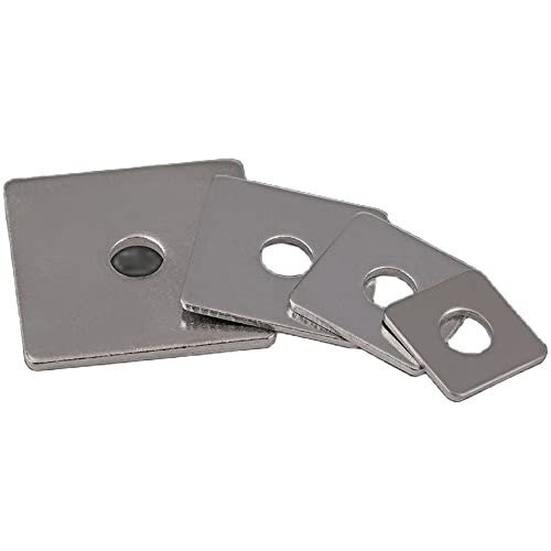 White Zinc Square Washer/Square Gasket Tool M3-M16 5Pcs (Inner Diameter : M12 X 40 X 2.5)