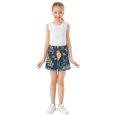 Girls Tennis Skirt with Built in Shorts Flowy Little Girls Golf Skirts Pleated Skirt for Kids with Pockets3