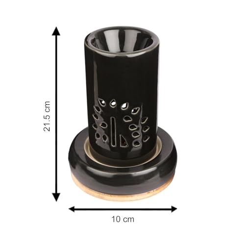 Image of Pure Source India Electric Aroma Diffuser Black Color with 10 ML Relaxing Aroma Oil