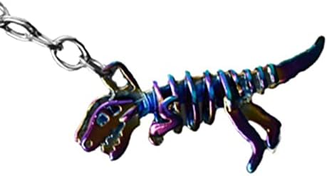 Stainless Steel Dinosaur Pendant Keychain Durable & Unique Keyring Ideal for Dino Lovers, Collectors Stylish Accessory for Keys & Bags - Image 6