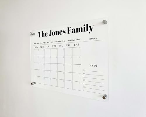Clicked Craft Family Calendar With Side Headers Acrylic Wall Calendar thumb #6