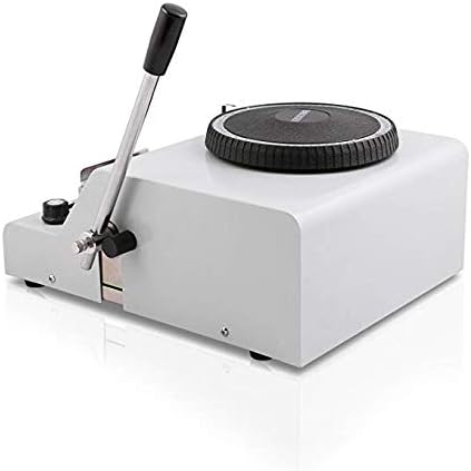 YUNSHINE Embossing Machine 72 Characters Card Embosser for Card Making PVC Card Embosser Stamping Machine Manual for ID VIP Card (72C)