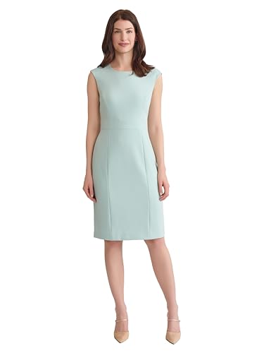 Image of Kasper Women's Sleeveless Banded Waist Sheath Dress