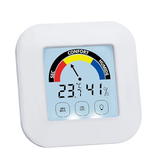 Compteur de température numérique à écran multifonctionnel pour maison connectée
