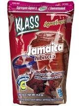 Klass, Jamaica Hibiscus Flavored Drink Mix, 14.1oz Pouch (Pack of 3)