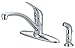 Pioneer 2LG161 Single Handle Kitchen Faucet, PVD Polished Chrome Finish