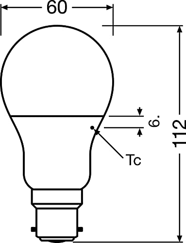 OSRAM Lamps Base Classic A LED-Lampen, Klassische Kolbenform A, Kunststoff, Warm weiß, Einheitsgröße, 2 Stück (1er Pack), Warmweiß – Ansicht 3
