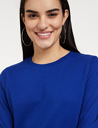 Image of Women's Cotton Round Neck Pullover Sweater
