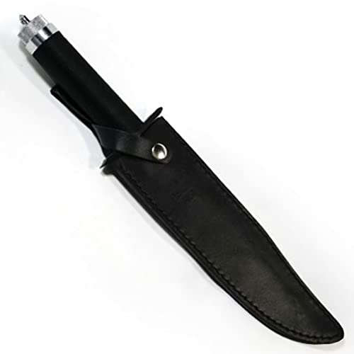 Foto von Swords and more Rambo First Blood Part 2 Messer, Bowiemesser mit Lederscheide, 40,5 cm, Edelstahl, Outdoor Messer, taktisches Messer & Survival Messer für Rambo-Fans
