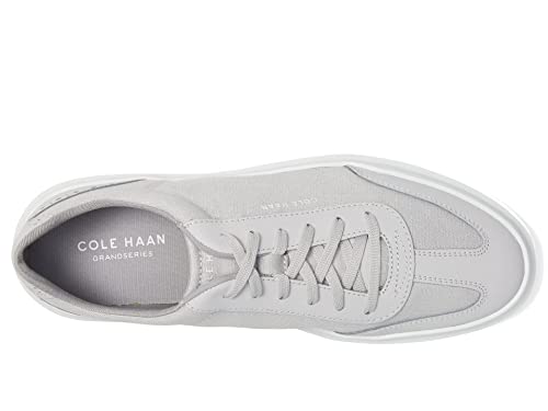 Cole Haan Men's Grandpro Rally Canvas T-Toe Sneakers, Microchip/OP White, 9.53