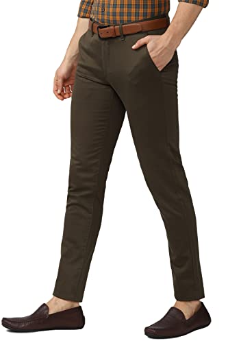 Image of Van Heusen Men's Mid Rise Tapered Fit Business Casual Trouser
