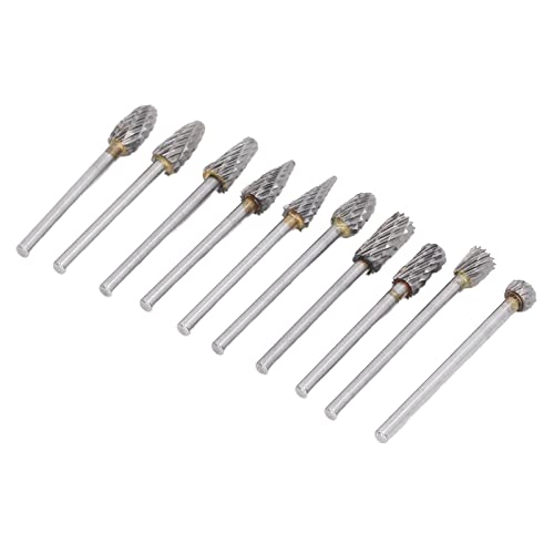 Set de fresas de carburo para metal 10 piezas miniatura 3
