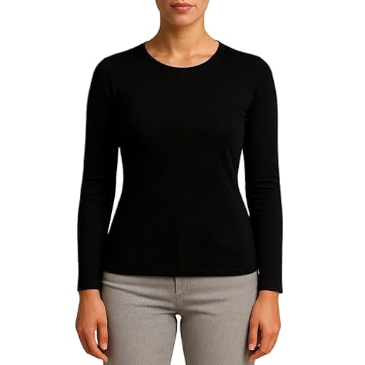 Valko Camiseta Termica Mujer Manga Larga – Camiseta Interior Suave y Elástica con Interior Afelpado – Ropa Termica Mujer Invierno (Negro, M) | Ya disponible en tu tienda friki favorita! En mundofriki.es!