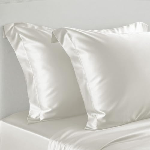 Image of 100% Pure Bamboo Fitted Sheet for King Size Bed - Silky Soft, Breathable & Skin-Safe, Oeko-Tex Certified Premium Bedding, Full Elastic Deep Pocket Bedsheet for Aesthetic Home Decor (King /Ivory)