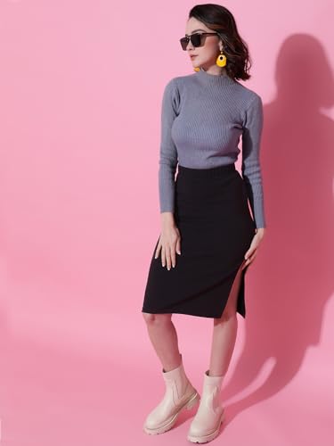 Image of KOTTY Women's Solid and Printed Skirts - A-Line || Pencil || Midi || Maxi || Knee-Length || Flared || Asymmetric Styles for Chic and Comfortable Fashion