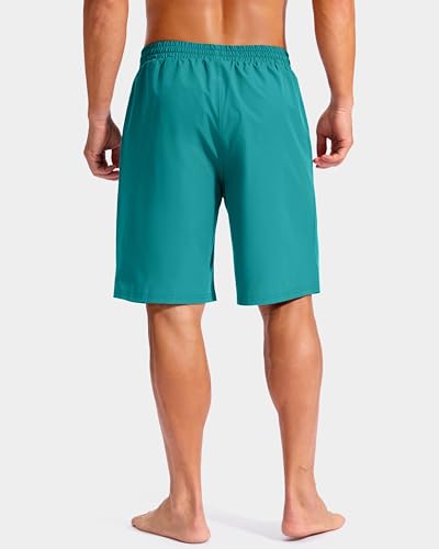 Image of G Gradual Mens Swim Trunks with Compression Liner 7 inch /9'' Quick Dry Board Shorts Swimsuit Bathing Suit for Men Zipper Pockets