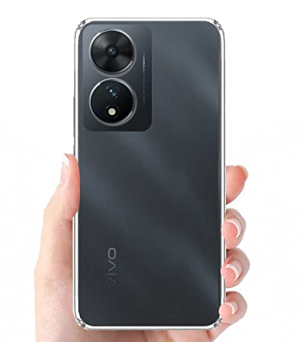 Image of Soft Silicone TPU Back Cover Compatible with Vivo T2 5G / Vivo Y100 5G