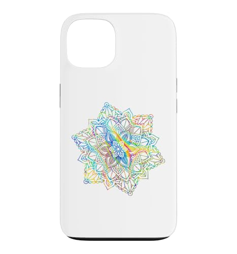 Colorful Floral Mandala Sacred Fractal Geometry Good Vibe �X�}�z�P�[�X iPhone 13 �p
