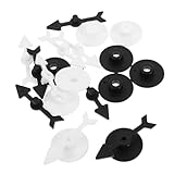 Toyvian 10Pcs Plastic Board Game DIY Turntable Game Pointers for Engaging Multiplayer Fun Lightweight Arrows for Adults