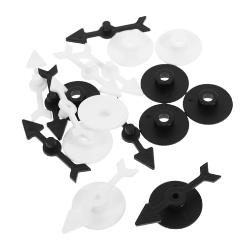 Toyvian 10Pcs Plastic Board Game DIY Turntable Game Pointers for Engaging Multiplayer Fun Lightweight Arrows for Adults