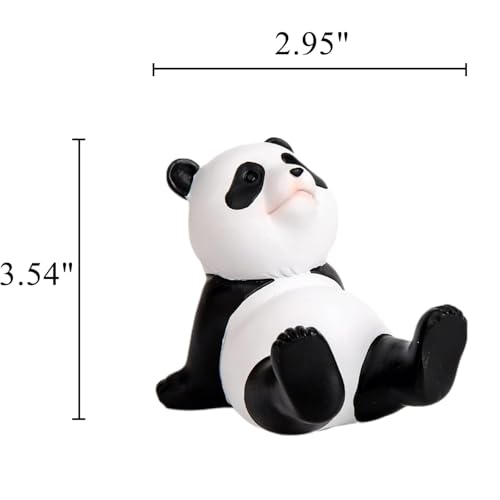 Image of ZORBES Panda Kawaii Phone Stand for Desk, Adjustable Compatible with Smartphones and Tablets, 4-8'' Cute Panda Smartphone Stand, Kawaii Room Decor Aesthetic, 2.95 x 3.54
