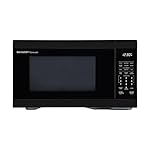 SHARP SMC1161KB Countertop Microwave Oven with Removable 12.4" Carousel Turntable, 1.1 Cubic Feet, 1000 Watt CuFt, Black
