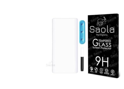 Image of Saola 1-Pack UV Curved Tempered Glass for Oneplus 12 | 9H Hardness | Edge-to-Edge Full Screen Coverage | UV Light Installation | Scratch Resistant | Case Friendly Screen Protector. (6.82 Inches)