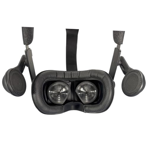 Magnetic Wide Face Shield Set Suitable for Valve Index PU Leather Mask Replacement Stand Light-blocking Nose Pad VR Accessories (Six-piece set) - Image 4