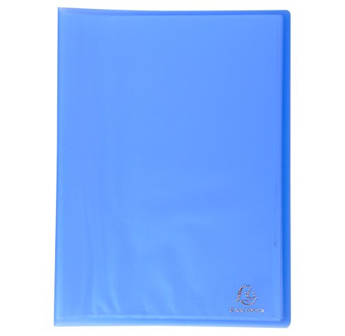 Lot de 12 EXACOMPTA Protège document en polypropylène CHROMALINE, 60 vues, assortis