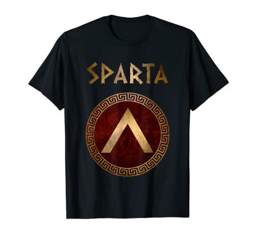 Parte dell'antica Grecia e guerriero spartano