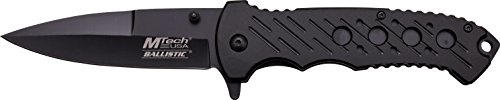 MTECH USA Navaja, Negra Hoja Lisa Versión, Longitud Cerrado en cm: 12.7, Mtec  de 1331