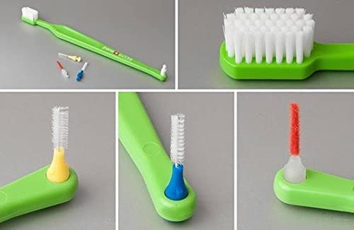 Brosses à dents Paro S39 souples avec brossettes Inter Space F intégrées