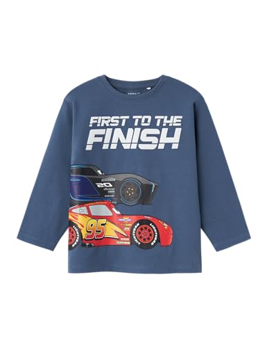 NAME IT NMMASKE Cars NREG LS Top Box WDI, Camisa Manga Larga Niños, Bering Sea,
