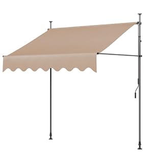 Liferun Klemmmarkise ohne Bohren 300cm ZGP