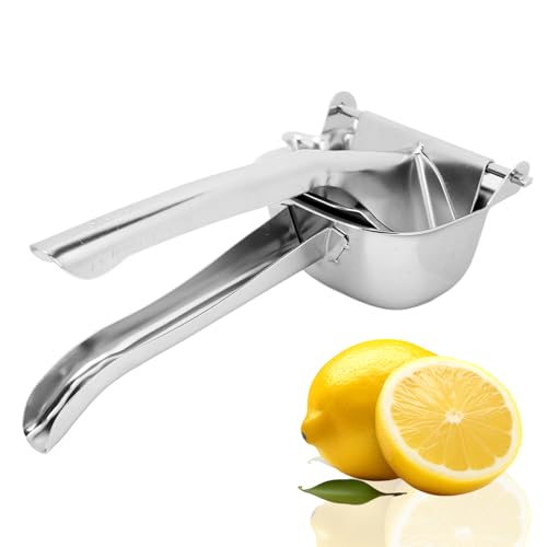 Presse Agrumes Manuel, Presse Citron Orange Fruit Manuel En Acier Inoxydable Extracteur De Jus De Fruits et Légumes pour Citrons Verts, Grenades