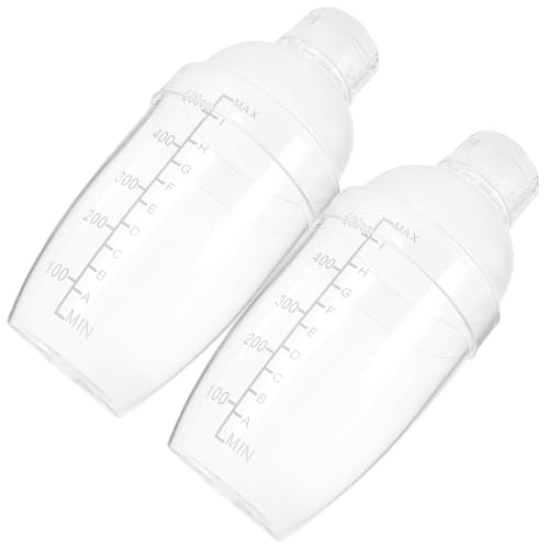 Opiniones y reviews de Cocteleras y medidores - 5 favoritos. 50 FELTECHELECTR Coctelera de Plástico Negro 530Ml con Escala Medidora Set de 2 Piezas Batidora de Mano para Cócteles y Mezclador de Bebidas para Bar y Fiesta