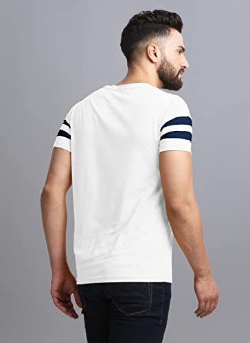 Image of AUSK T-Shirt for Mens Double Stripes on Chest