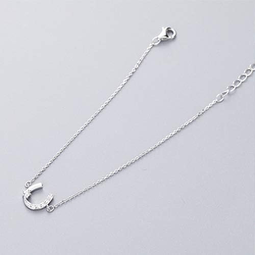 Chereda 925 Sterling Silver Horseshoe Bracelet for Women Lucky Horse Shoes Jewellery Gifts Women Bracelet