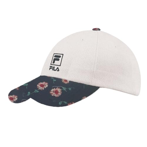 Casquette de baseball Fila blanche et marine imprimé floral taille unique