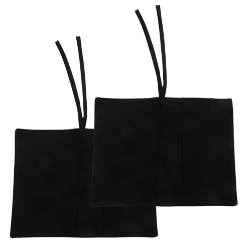 GRIRIW 2pcs Portable Canvas Camping Cutlery Pouch Flatware Bag with Western Design Organizer for Outdoor Tableware Storage Reusable Utensil Holder