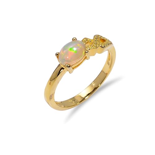 Bague opale éthiopienne pour femme : sublimer vos tenues d'été