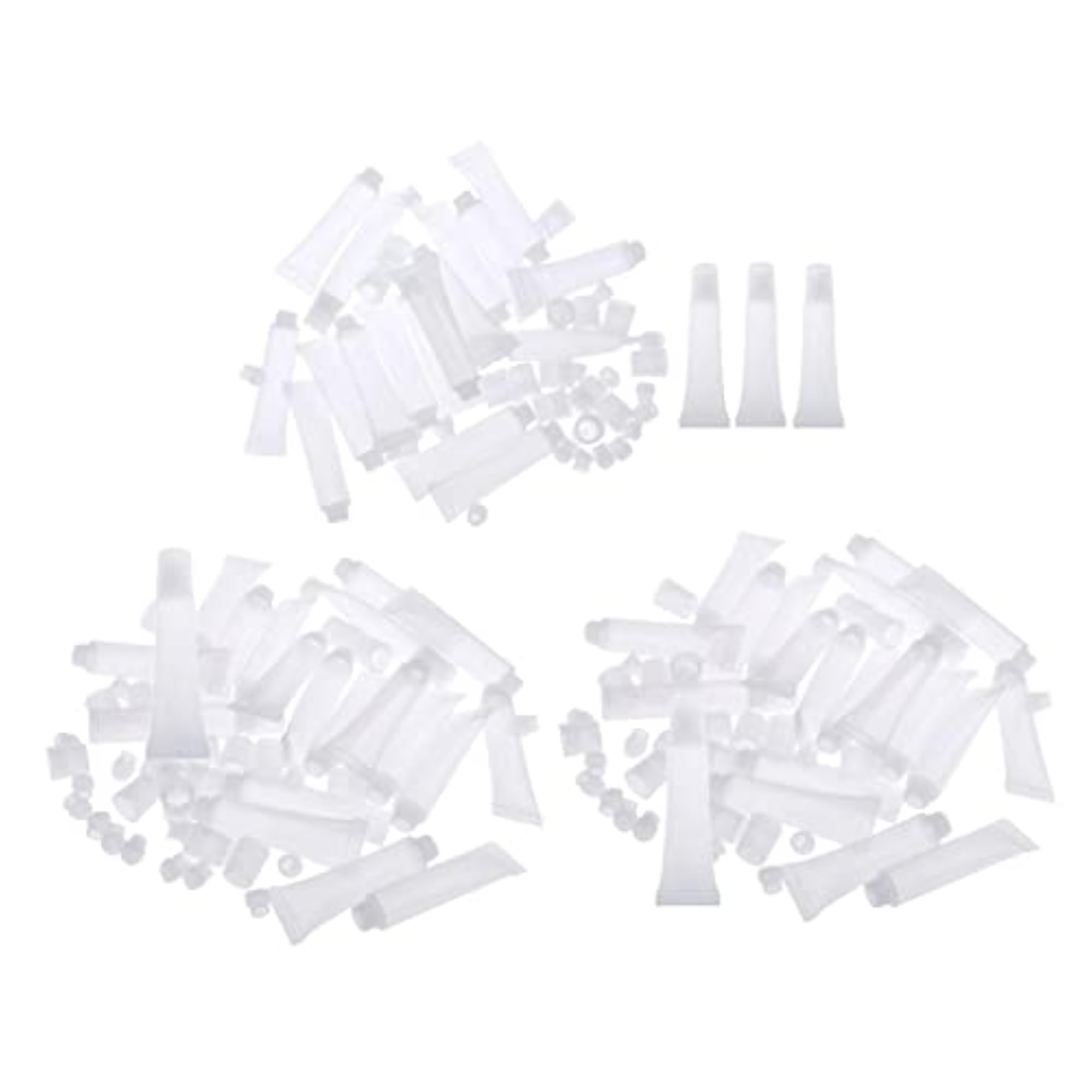 60pcs 8g Empty Lip Gloss DIY Squeeze Tubes Containers