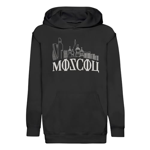 Sweat à capuche enfant Moscou Russie voyage de style collège